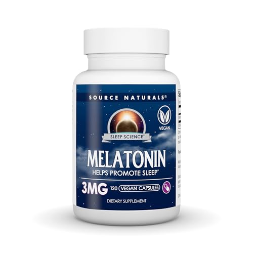 Source Naturals Melatonin, Helps Promote Sleep* - 3 mg -