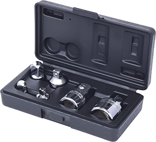 KS Tools 918.0106 Chrome Plus Drive Adaptor Set (6 Pieces), Rot, Schwarz, Variety pack