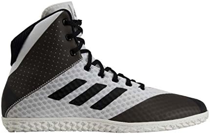 adidas Men's Mat Wizard 4 Wrestling Shoes, White/Black, 16 | Image 1