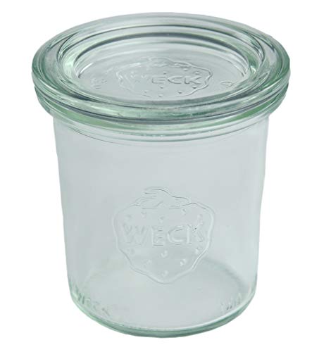 Weck - 12 vasetti per conserve, 140 ml, senza