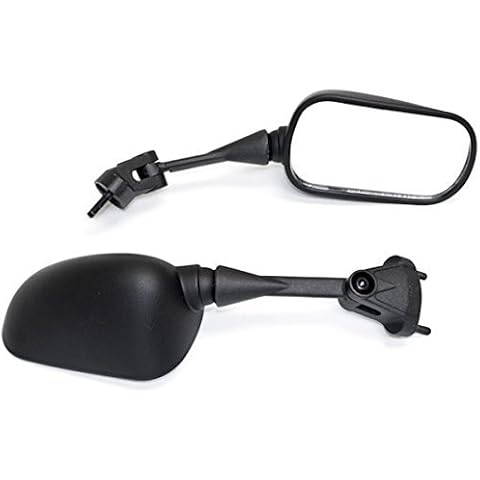 OKSTNO 2004-2010 for Kawasaki Ninja ZX10R / ZX6R 2005-2008 Black OEM Stock Style Racing Mirrors - Left & Right Set Cover