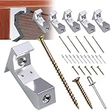 CNQLIS Squeaky Floor Repair Kit,Repair Kit Can be Safely Used on Any 5/8 inch or Thicker subfloor,Effectively Reattach Subfloor to Joists,Eliminating Floor Sounds(White,6 Pcs)