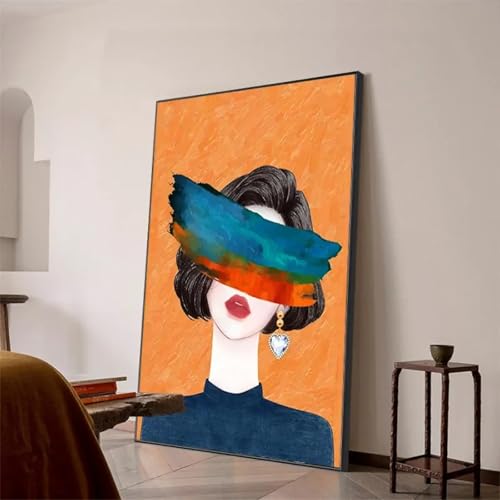 Impression toile HD jeune fille et poster déco salon 20x30cm
