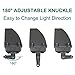 kadision Dusk to Dawn LED Flood Light Outdoor, Adjustable Knuckle Mount LED Flood Lights 100W (Replaces 350W MH) 12000LM 5000K 100-277V