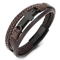 A-Metal Color: Black; Leather Color: Brown