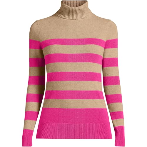 Image of Lands' End Women's Cashmere Turtleneck Sweater