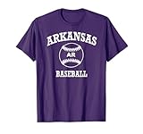 CLASSIC BASEBALL LOGO ARKANSAS RETRO DESIGN COLLEGE STATE T-Shirt