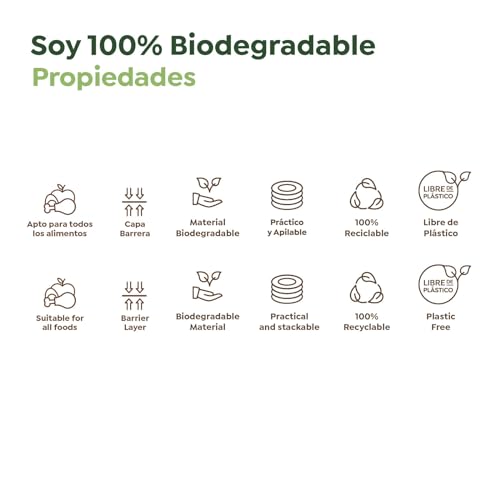 Miniatura 5 de Horeca Collection Maxi Produtcs -100 Unidades- Barquilla Rectangular De Cartón Kraft 13x8x4,5cm - Resistente A La Grasa - Biodegradable, Comida Rápida,Take Away - Apilable