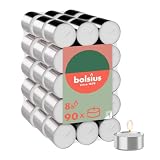 Bolsius - Großpackung Teelichter - 90 Stk. - 8 Brennstunden - Weiß - Länge Brenndauer - Dekorative Haushaltkerzen - Ohne Palmöl - Sauberes Abbrennen