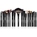 SHANY Pro Signature Brush Set 24 Pieces Handmade Natural/Synthetic Bristle with Wooden Handle, The Masterpiece