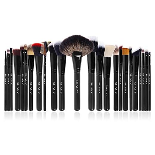 SHANY Makeup Brushes The Masterpiece Pro Signature Makeup Brush Set - Foundation Powder Concealers Eye Shadow brushes, Synthetic Bristle with Wooden handles, Premium Gift Packaging - 24pcs