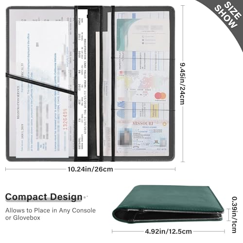 Organizador De Auto Plegable Cuero miniatura 3