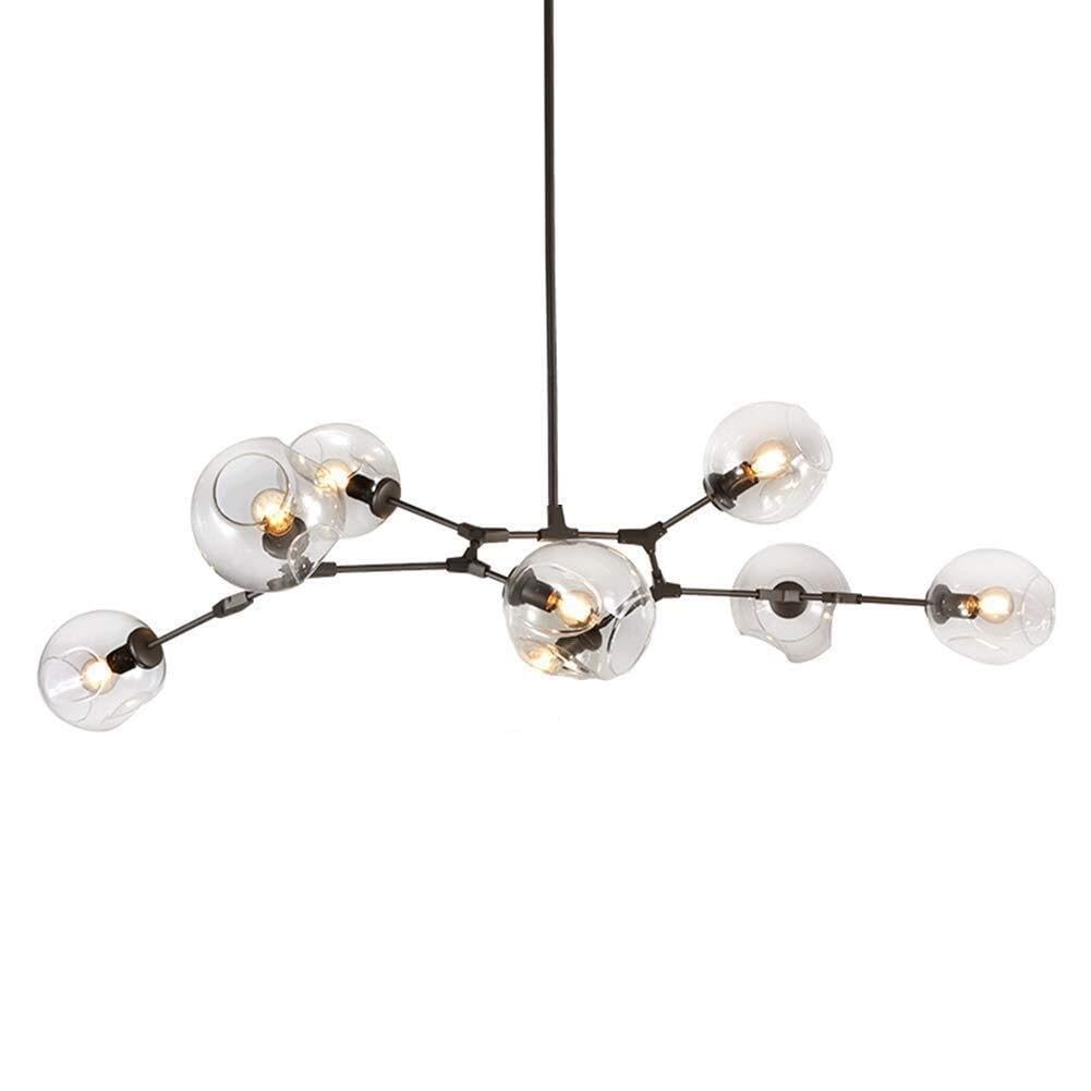 Light Fixture Chandelier Ceiling Lights Chandelier Modern 7 Lights E27 Chandelier Mid Century Lighting Adjustable Ceiling Light Fixture