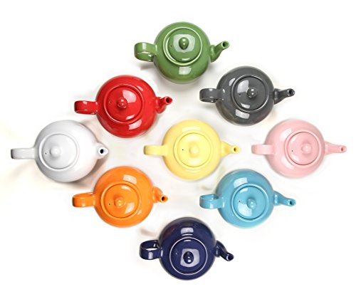 Rsvp International CHAI-LB Stoneware Teapot Collection, Microwave And Dishwasher Safe thumb #4