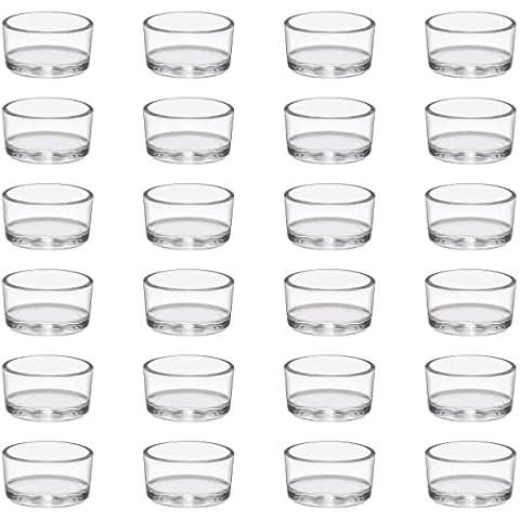 Portavelas Cristal Votivas para Velas de Té (Pack de 24) Cover