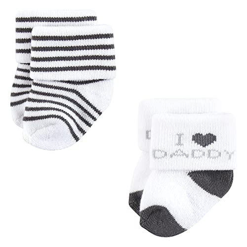 Image of Hudson Baby Baby 8-pack Cotton Rich Newborn and Terry Socks