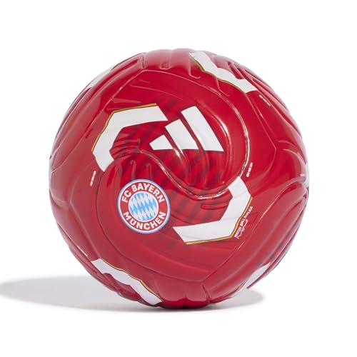 adidas Unisex Fc Bayern Home Mini Recreation Ball, Better Scarlet/White, 1