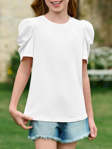 Image of Imily Bela Kids Girls Puff Short Sleeve T Shirts 5-14 Years