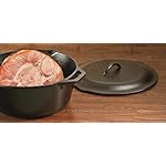 Lodge 7-Quart Cast Iron Dutch Oven – Made in USA, Pre-Seasoned, PFAS-Free & Non-Toxic, Heat-Treated, Induction Compatible, Self-Basting Lid, Durable Multi-Use Cooking Pot for Oven to Table - Image 4