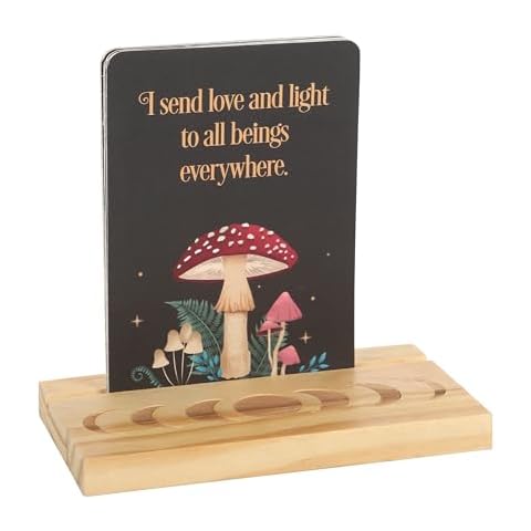 Dark Forest Mystic Affirmation Cards with Stand Cover
