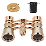 Opera Glasses Binoculars 3X25 Opera Glasses for Women Mini Binocular Telescope with Chain for Adults Kids in Musical Concert