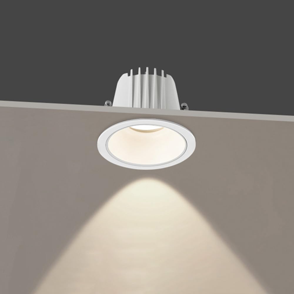 Faretti da incasso, faretti da soffitto, faretti da soffitto a LED da 12 W, faretti da soffitto a filo, mini luci da bagno e faretti d'accento, faretti da corridoio e ingresso(White3500k)