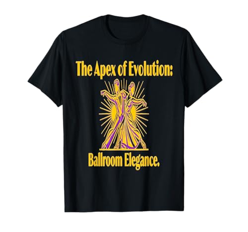 Evolución De Los Simios Al Baile De Salón El Apex De Evolutio Camiseta