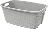 Para la ropa M Home Cesta para La Ropa, Crema, 59.5x39.5x25 cm