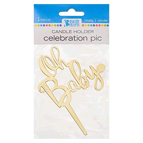Oh Baby Candle Holder Cake Topper Amazon.in Grocery & Gourmet Foods