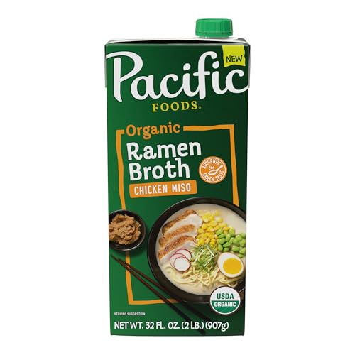 Pacific Foods Broth Ramen Chicken Miso Organic, 32 Ounce