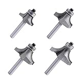 ✔️ Runder Oberfräser-Bit: Erzeugt glatte Kanten an Boards und Paneelen. Glattes Radieren der Kanten erfordert wenig oder kein Schleifen vor dem Auftragen.