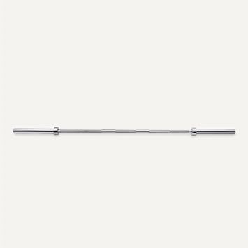 Amazon Basics 7ft Olympic Barbell Bar, 2 Diameter, Chrome Finish, 500-Pound Capacity