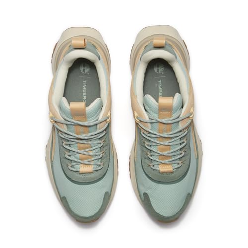 Timberland Timberland Women's Motion Access Low Lace Up Waterproof Sneaker, Light Green Mesh, 9 Medium
