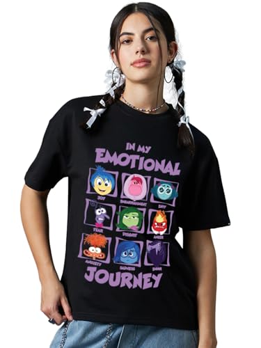 Image of Bewakoof Women's Graphic Print Oversized Fit T-Shirt