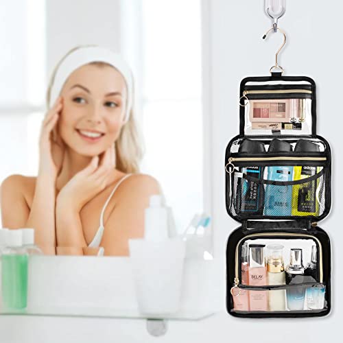 Cubetastic Hanging Toiletry Bag, Clear Makeup Bags For Travel Essentials Tsa Approved Clear Bag Transparent Cosmetic Organizer Pouch For Women Men Portable Make Up Case With Handle #TOP5