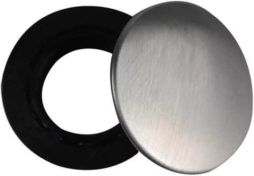 Miniatura 2 de NUOBESTY 4 piezas de acero inoxidable para fregadero de cocina, cubierta de agujero para grifo de cocina, cubierta de agujero para fregadero de