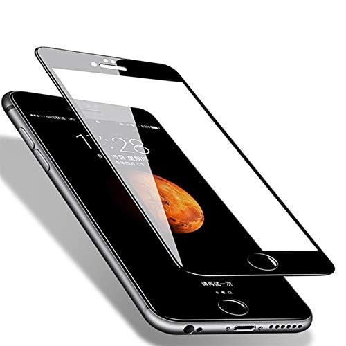 Film de protection d'écran blindé 10D haut de gamme Full Coverage iPhone 7 et 8 noir