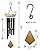 Howarmer Wind Chimes Outdoor Deep Tone, 30 Inches Wind Chimes Outdoor, Memorial Wind Chimes with Hook as Gifts for Mother's Day/Housewarming/Christmas, Patio, Garden, Yard, Home Decor. Black