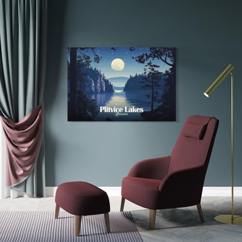 Affiche Toile Plitvice Lakes pour raviver un salon ou une chambre - 4