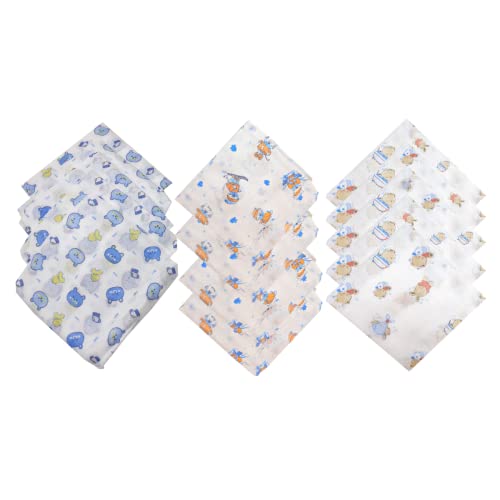 Fralda De Pano Dengo Pacote Com 5 Unidades Estampado Masculino