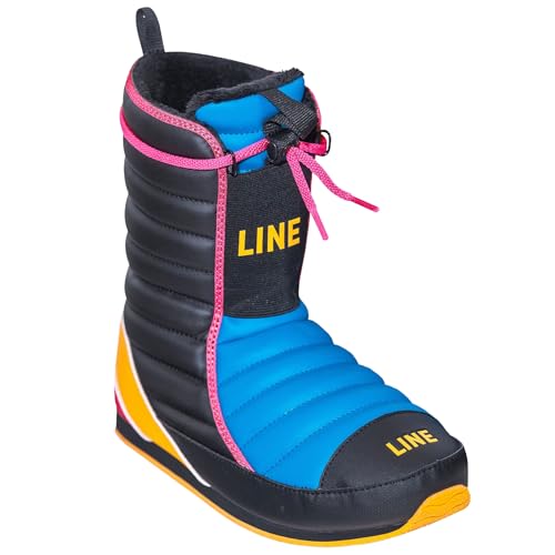 LINE Unisex Adult BOOTIE 2.0 | Warm Water-Resistant Winter Apres-Ski Boots with Moldable Foam Footbed & Cinch-Lacing System, Neon, Medium