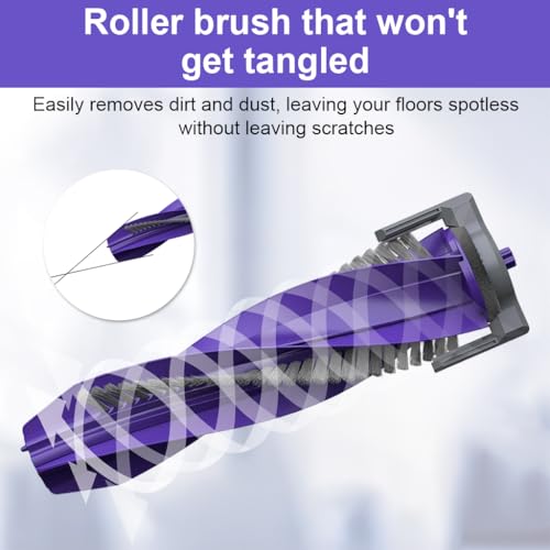 Image of HASTHIP Compatible with Narwal Freo X Plus, Zero-tangling Silent Roller Brush Smart Robot Vacuum Cleaner Replacement Roller Brush Main Brush, with 1 Cleaning Brush Tool