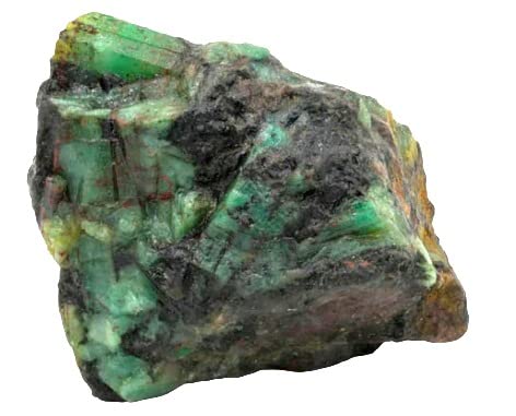 Piedra mineral natural en bruto para meditación y cristaloterapia (ESMERALDA EN BRUTO 2-4 CM)