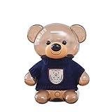 【Decoración encantadora】 Esta linda hucha con forma de oso es muy adecuada para colocarla en cualquier mesa o estantería como una bonita decoración. De moda y único, añade un ambiente cálido y de moda a su hogar.
