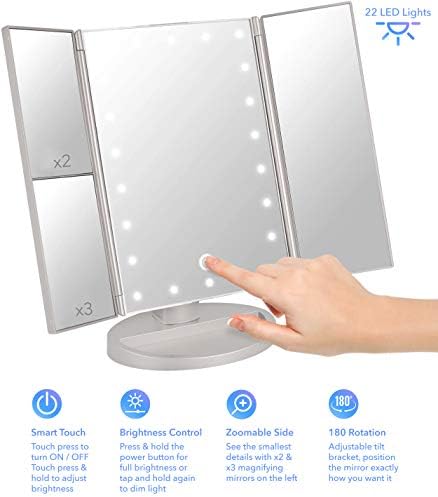 Dressing Table Mirror With Lights (UK COMPANY) Gifts For Her Bedroom Accessories Vanity Mirror Makeup Mirror Desk Mirror