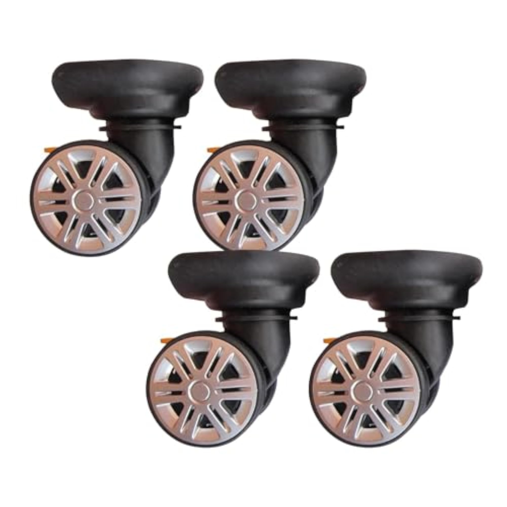 Silent Suitcase Swivel Wheels, 4pcs