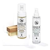 Geeignet für alle Arten von Sportschuhen, Turnschuhen, Sneaker zur Reinigung und Imprägnierung (wasserabweisend). Basketball, Laufen, Fußball. Für alle Farben und Materialien: Leder, Stoffgewebe, Wildleder, Nubuk…