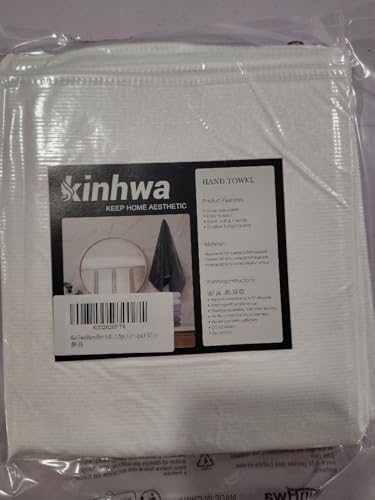KinHwa Microfibre Soft Hand Towels for Bathroom Abosorbent Small Guest Towels Thick Face Towels 40m x 70cm Fast Drying Washcloth for Bath, Spa, Gym 2pack White - Cosy Home Interiors KinHwa Microfibre Soft Hand Towels for Bathroom Abosorbent Small Guest Towels Thick Face Towels 40m x 70cm Fast Drying Washcloth for Bath, Spa, Gym 2pack White - Image 13