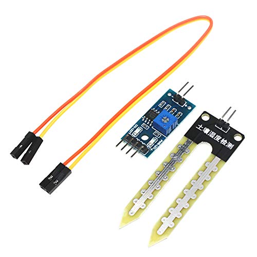 Keeyees 5 Pcs High Sensitivity Soil Moisture Sensor Module With Female To Female Jump Wires, Sensor Module Watering System Manager For Arduino #TOP2
