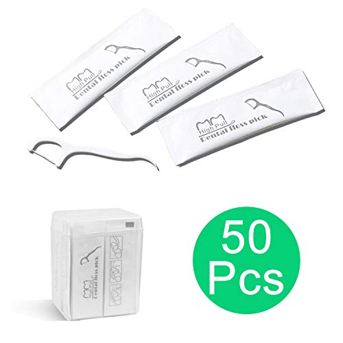 50 Count,Individually Wrapped Micro Dental Floss (50 Pcs) #TOP1